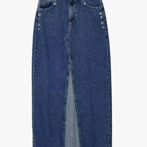 Women's Blue Denim Skirt